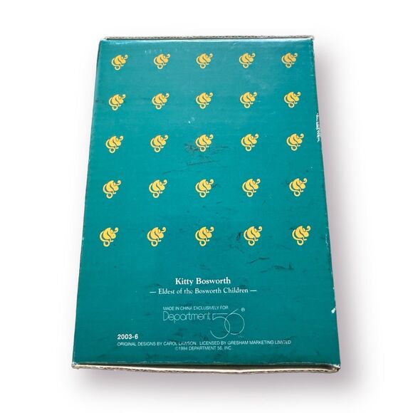 Department 56 Upstairs‎ Downstairs Bears Kitty Bosworth Eldest of the Children - Picture 3 of 7